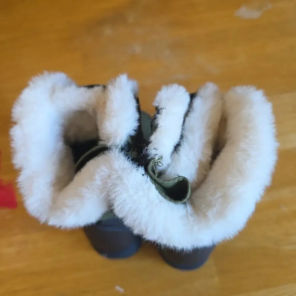 Totes Toddler Boy Lil Gordon Insulated Flat Heels Winter Boots Sz 6c